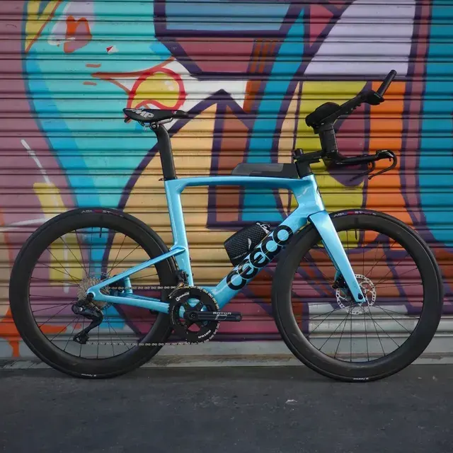 Bicicleta Ceepo Viper  Di2 2x12v + Inpower + Wind 57 -tam. L Mizuro Blue L