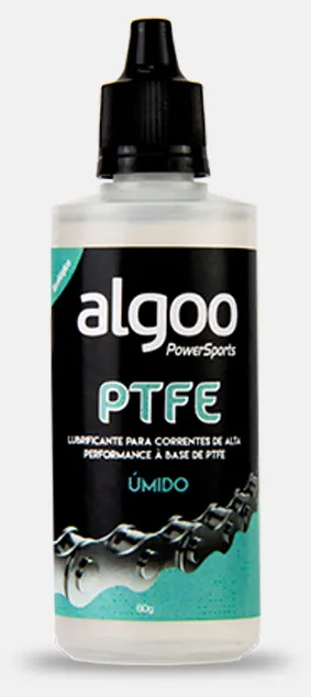 Frasco de lubrificante Algoo Wet Lube PTFE úmido de 60 ml, imagem da fabricante.