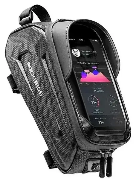 Bolsa De Quadro Rockbros B68 Preto Smartphone