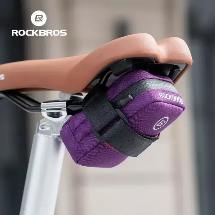 Bolsa de selim ROCKBROS Mini de 0,35 L; a cor da variante da oferta não foi confirmada.