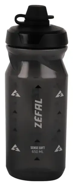 Garrafa Caramanhola Para Bike Zéfal Sense Soft 650ml Preto