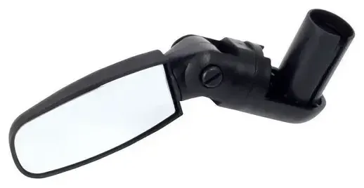 Espelho Retrovisor Articulado Para Guidão De Bike Zéfal Spin Preto